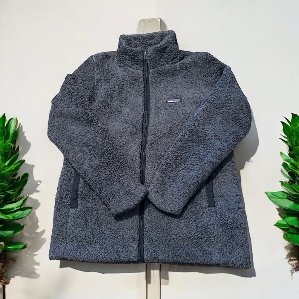 Patagonia Los Gatos Fleece Jacket Smolder Blue Medium